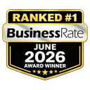 BusinessRate Ranked #1 — June 2026 Award Winner